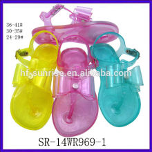 SR-14WR969-1 fashion new kids jelly sandals plastic sandals wholesale kids jelly sandals